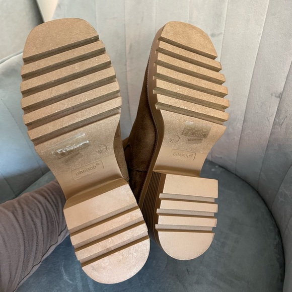 Bambo faux suede boot - brown - size 7 - Picture 8 of 9